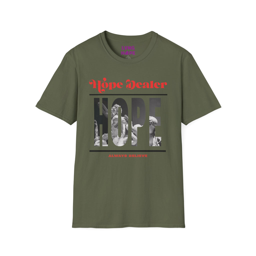 Hope Dealer T-Shirt — Unisex 'Hope' Graphic Tee with Retro Script
