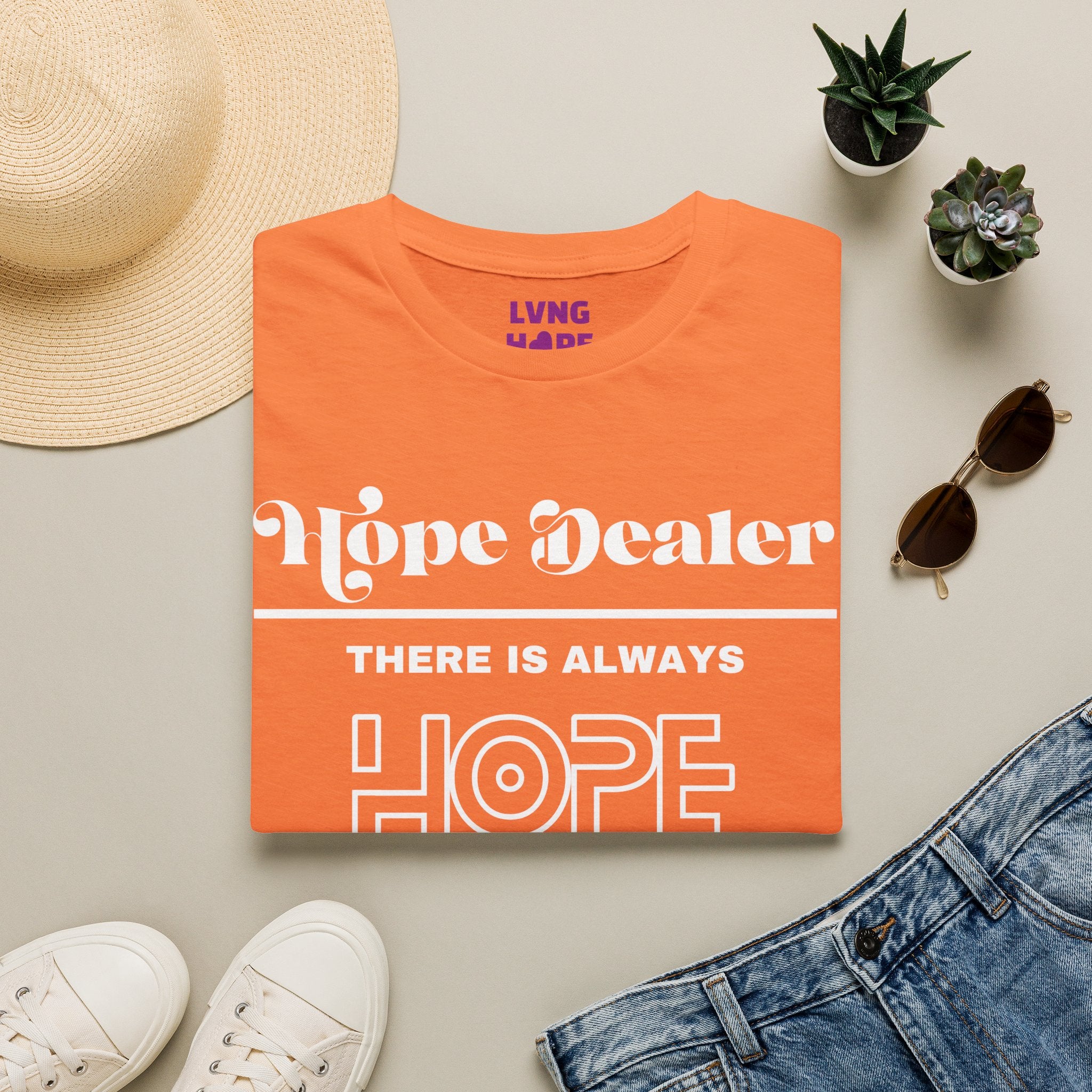 Hope Dealer T-Shirt — Unisex “There Is Always Hope” Inspirational Graphic T-Shirt