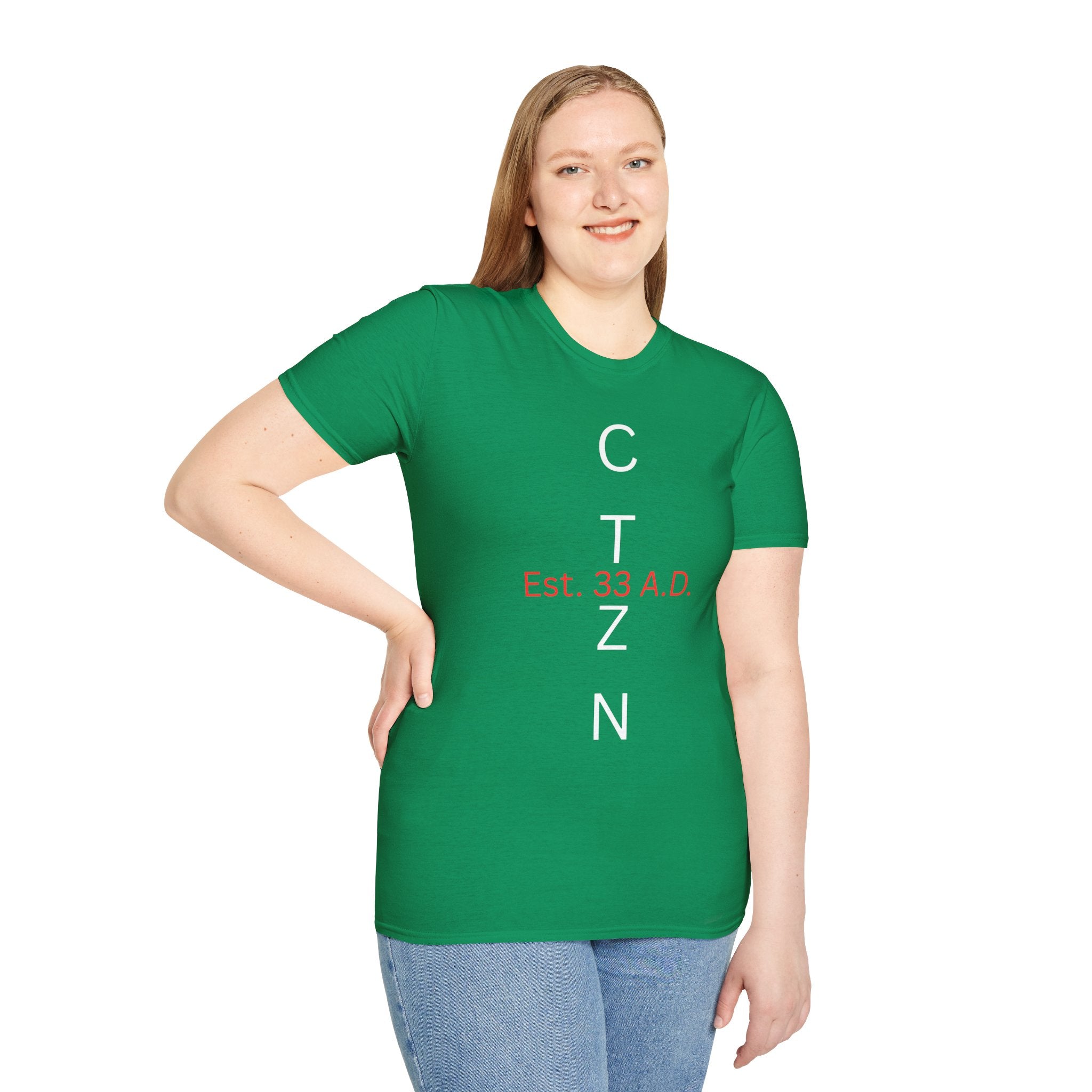 CTZN T-Shirt — CTZN Vertical Logo “Est. 33 A.D.” Graphic Tee