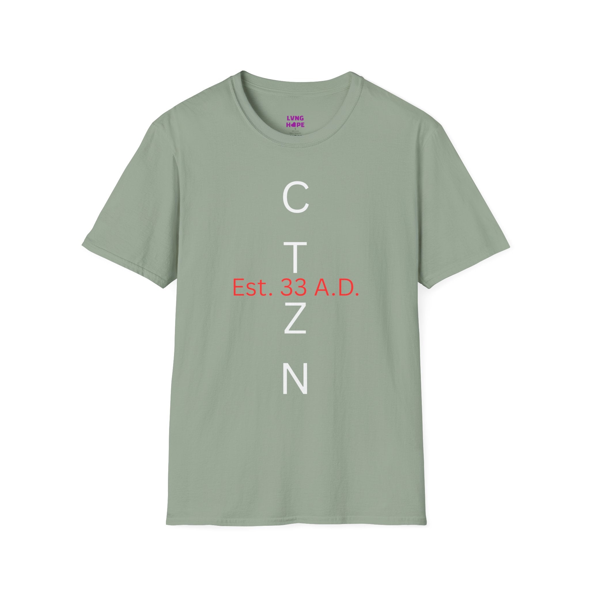 CTZN T-Shirt — CTZN Vertical Logo “Est. 33 A.D.” Graphic Tee