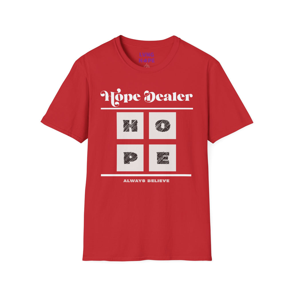 Hope Dealer Graphic Tee — Unisex "HOPE" Inspirational Faith T-Shirt