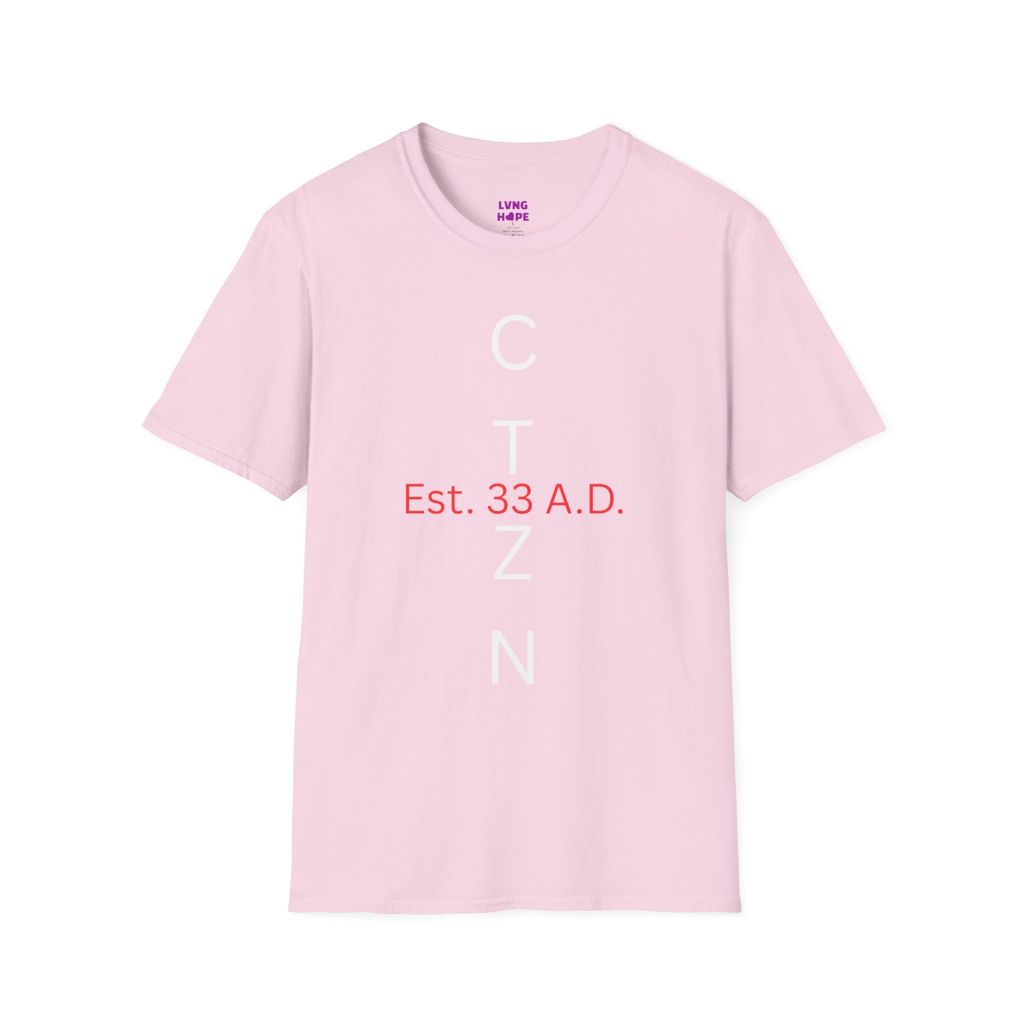 CTZN T-Shirt — CTZN Vertical Logo “Est. 33 A.D.” Graphic Tee