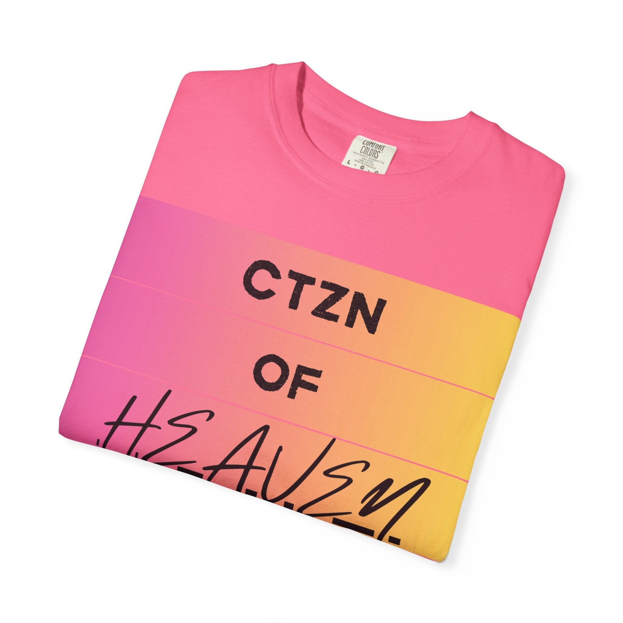 CTZN of Heaven Graphic T-Shirt — Sunset Gradient Faith Tee