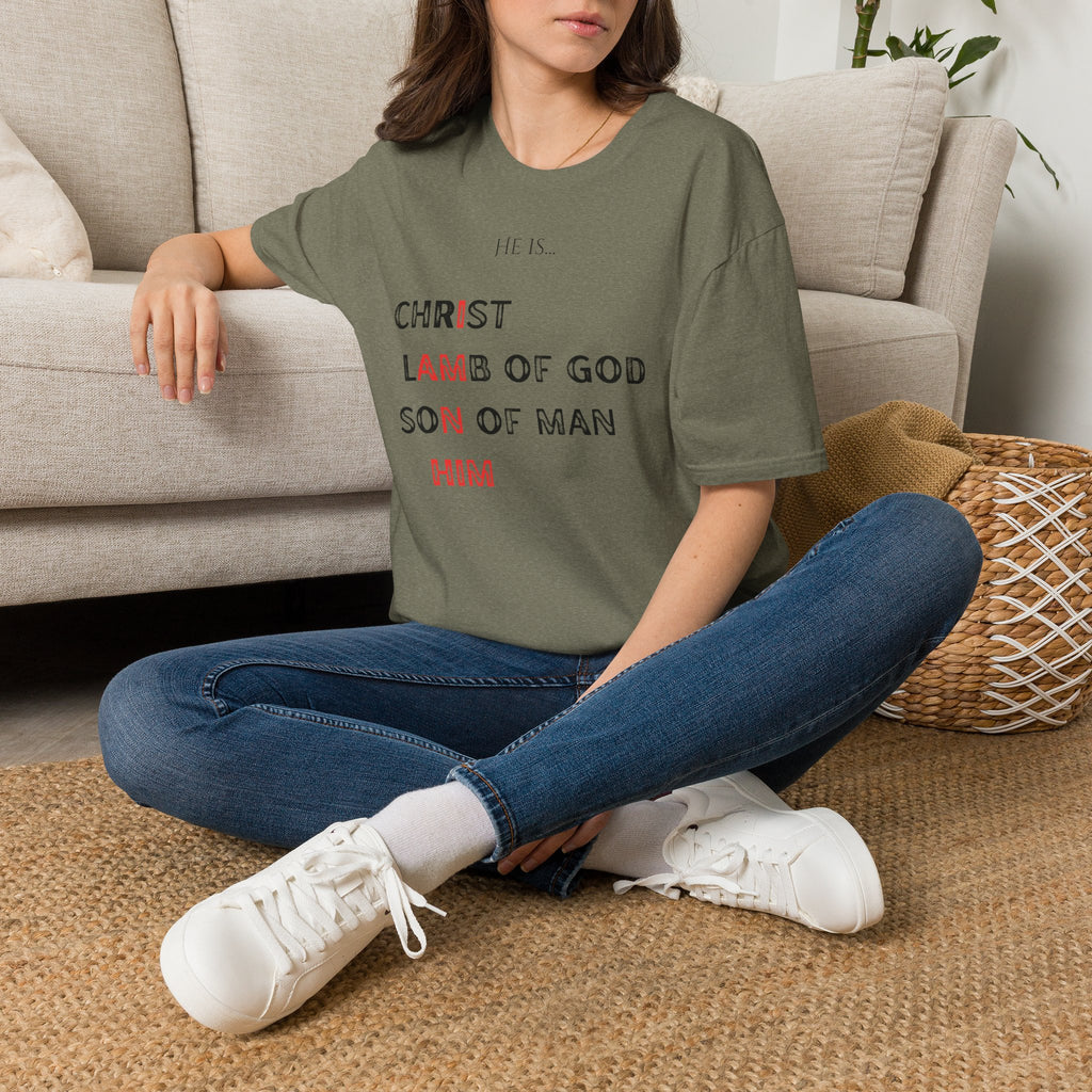 Christian Graphic T‑Shirt — Unisex "He Is... "
