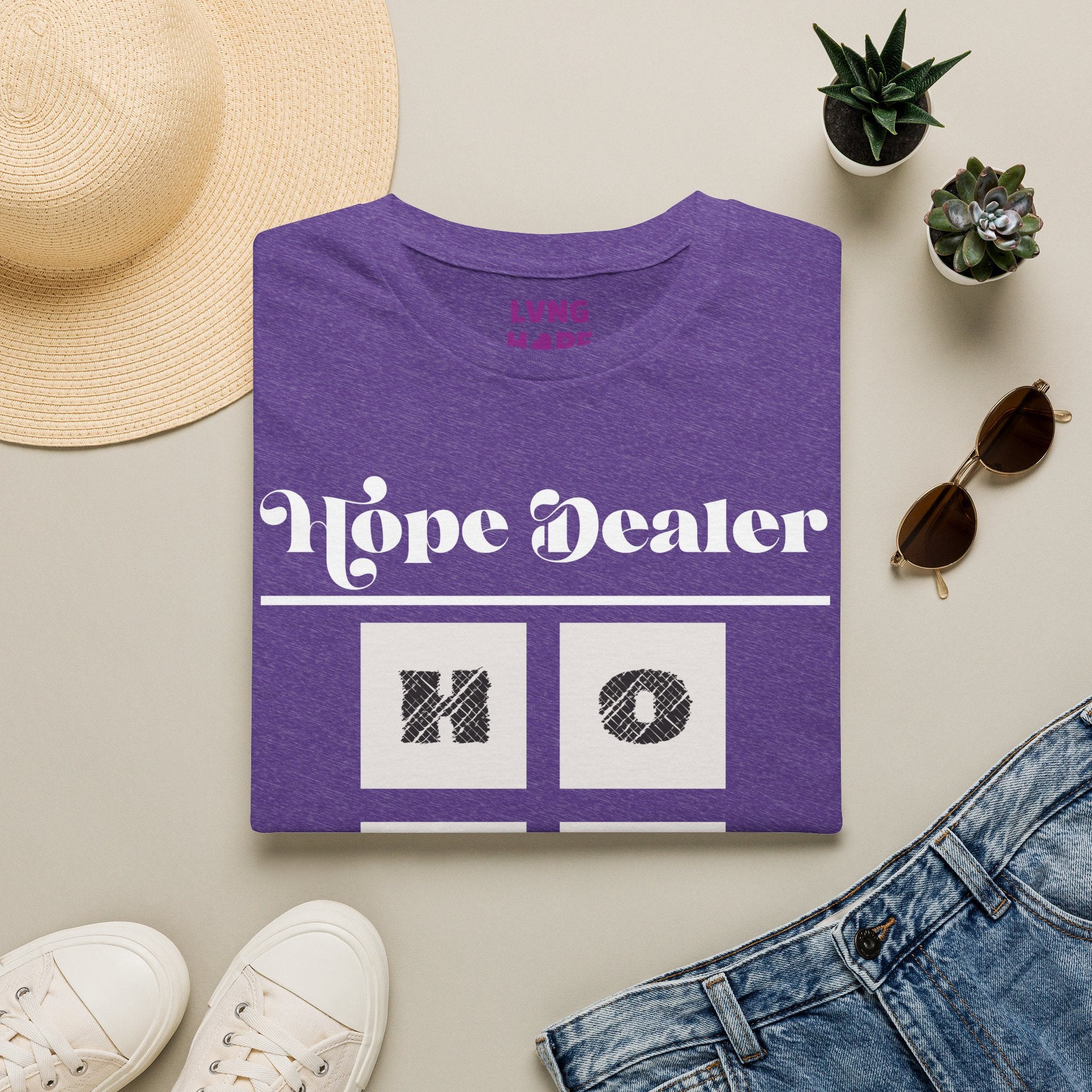 Hope Dealer Graphic Tee — Unisex "HOPE" Inspirational Faith T-Shirt