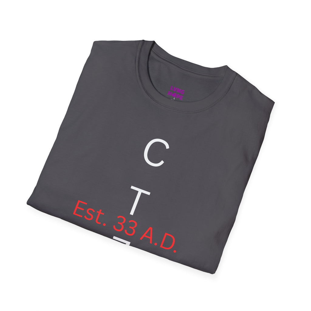 CTZN T-Shirt — CTZN Vertical Logo “Est. 33 A.D.” Graphic Tee