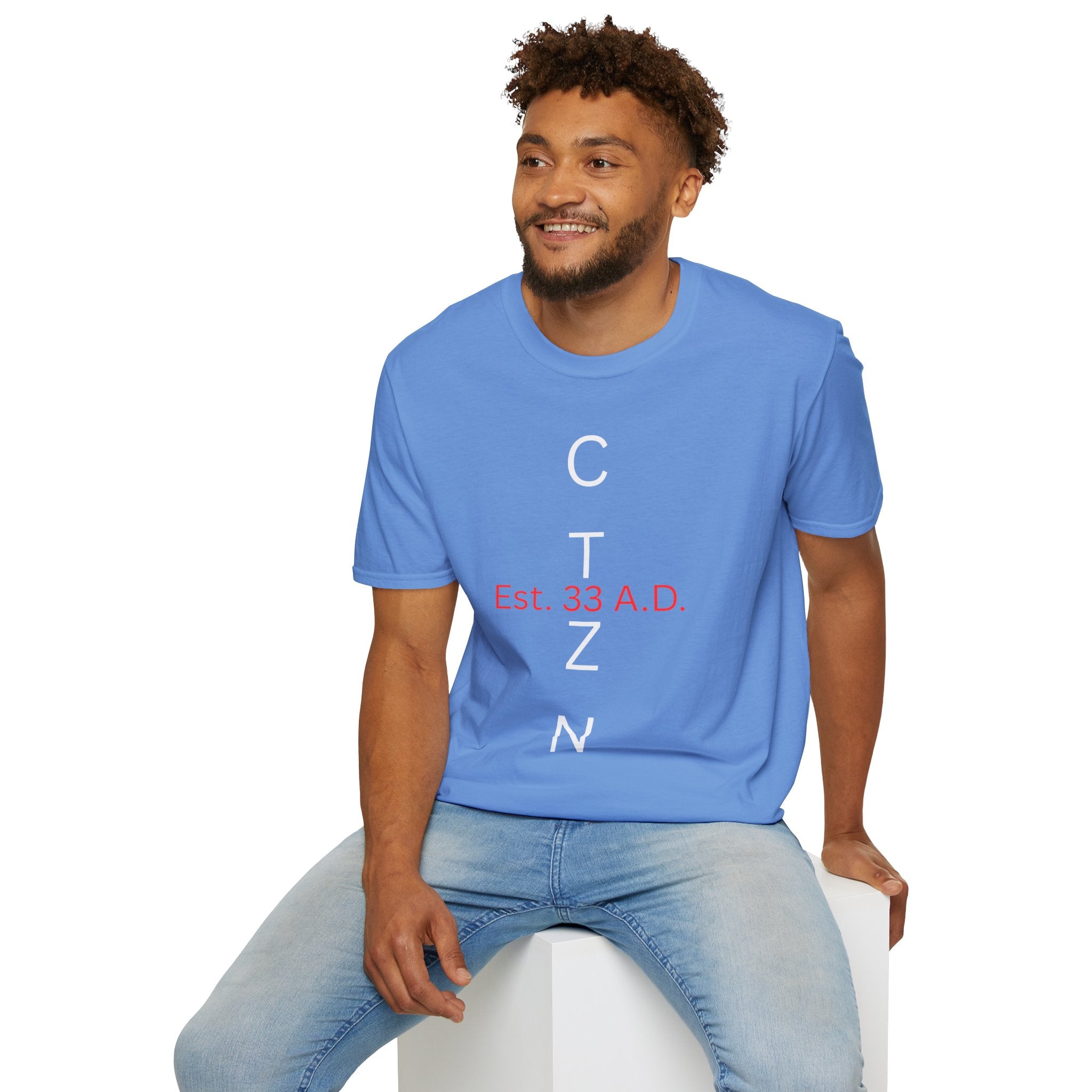 CTZN T-Shirt — CTZN Vertical Logo “Est. 33 A.D.” Graphic Tee