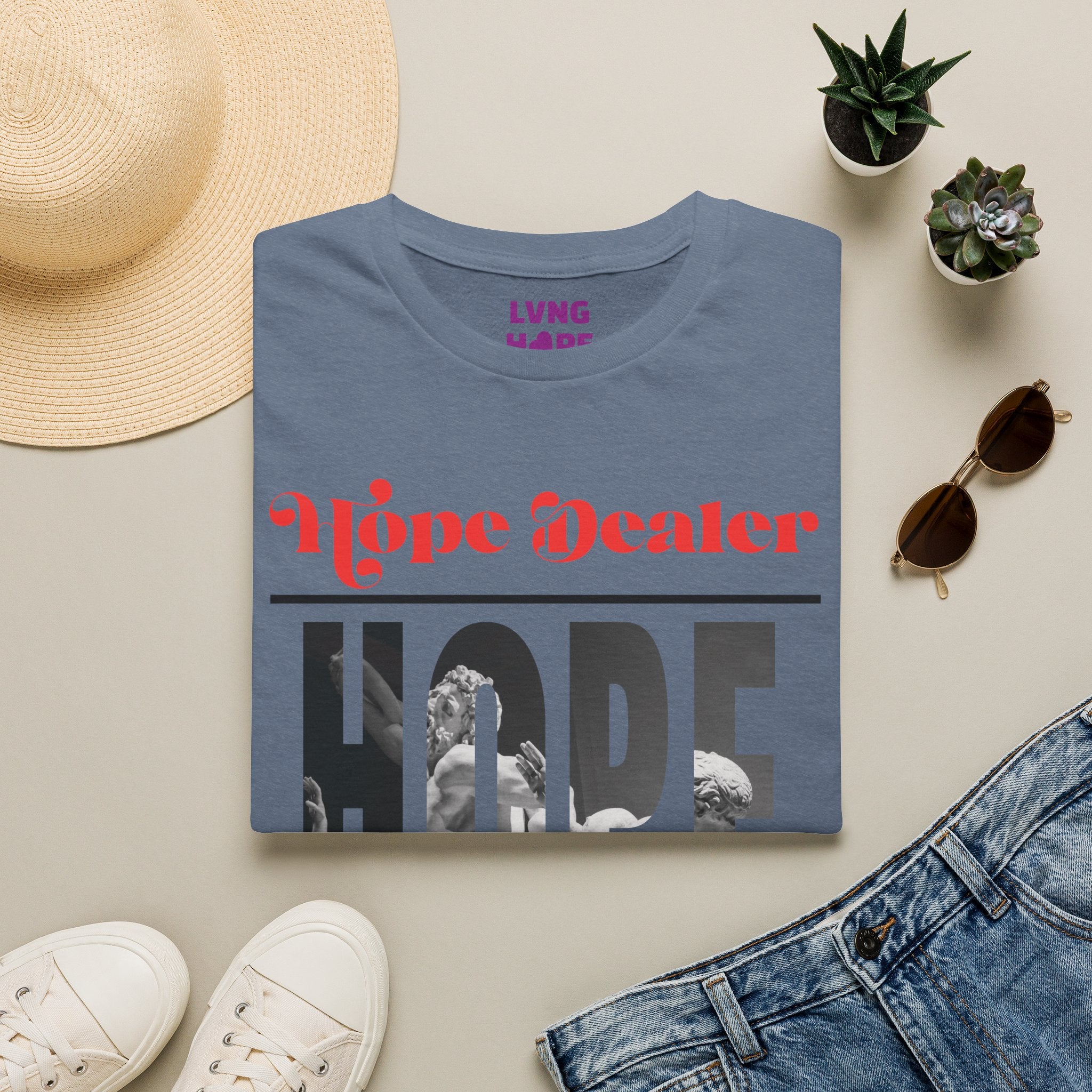 Hope Dealer T-Shirt — Unisex 'Hope' Graphic Tee with Retro Script