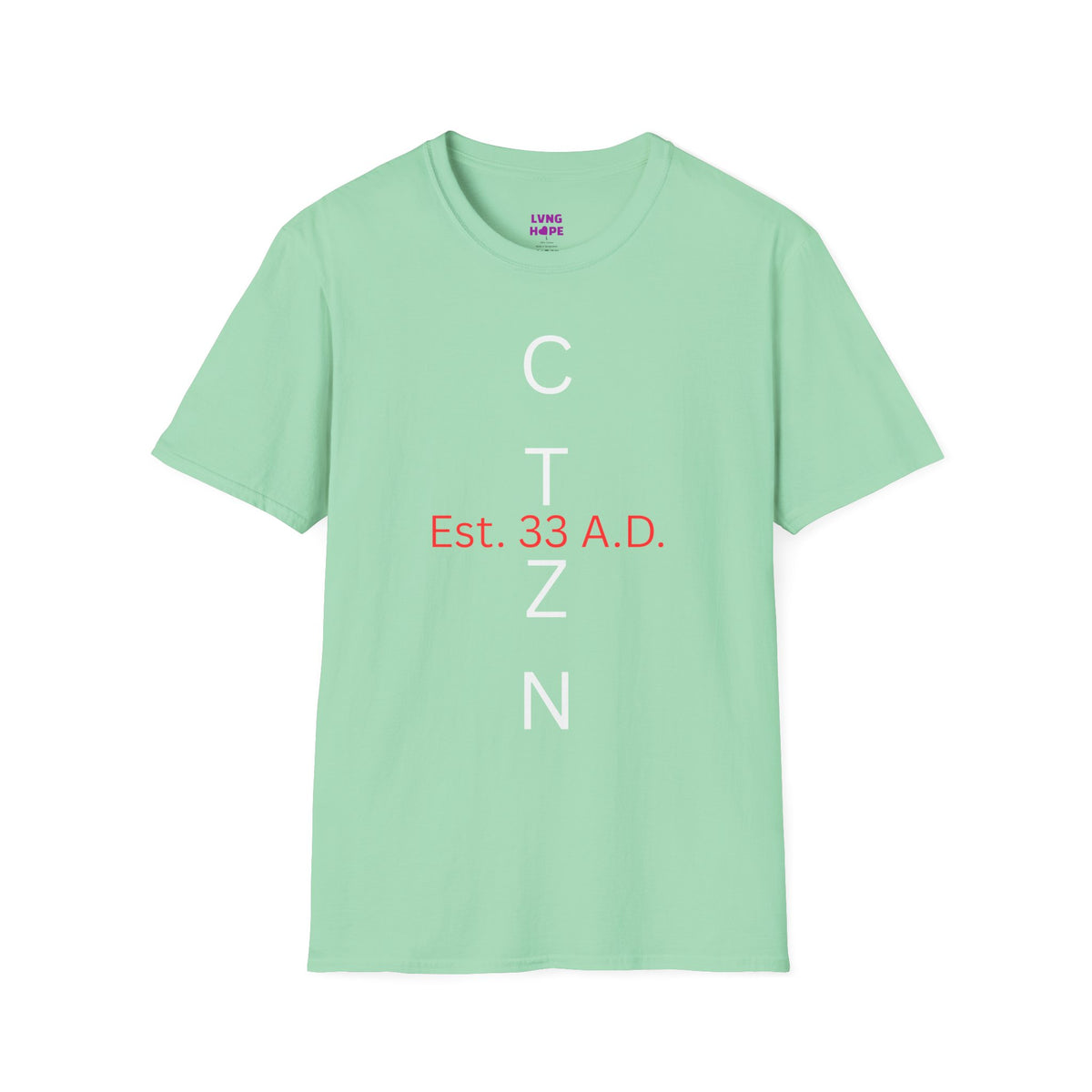 CTZN T-Shirt — CTZN Vertical Logo “Est. 33 A.D.” Graphic Tee