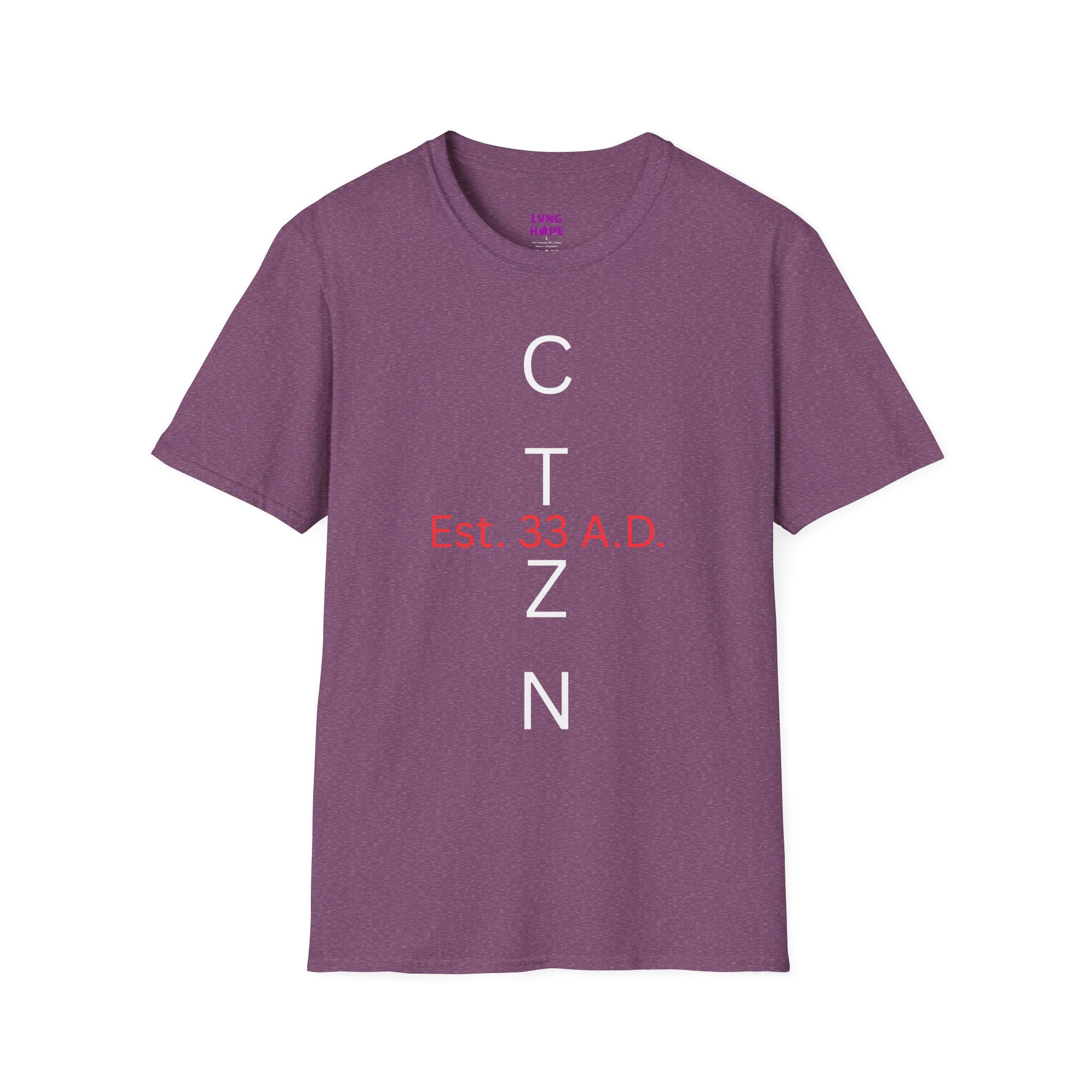 CTZN T-Shirt — CTZN Vertical Logo “Est. 33 A.D.” Graphic Tee