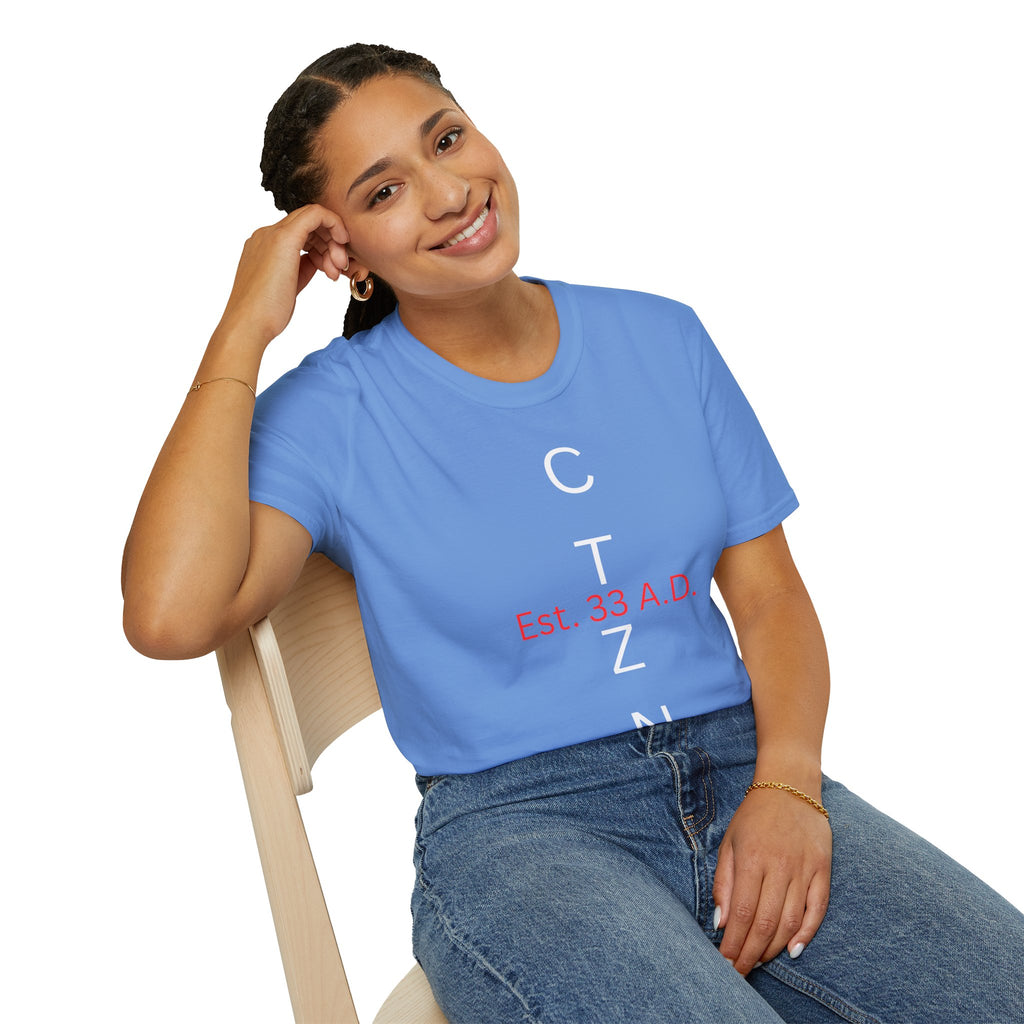 CTZN T-Shirt — CTZN Vertical Logo “Est. 33 A.D.” Graphic Tee