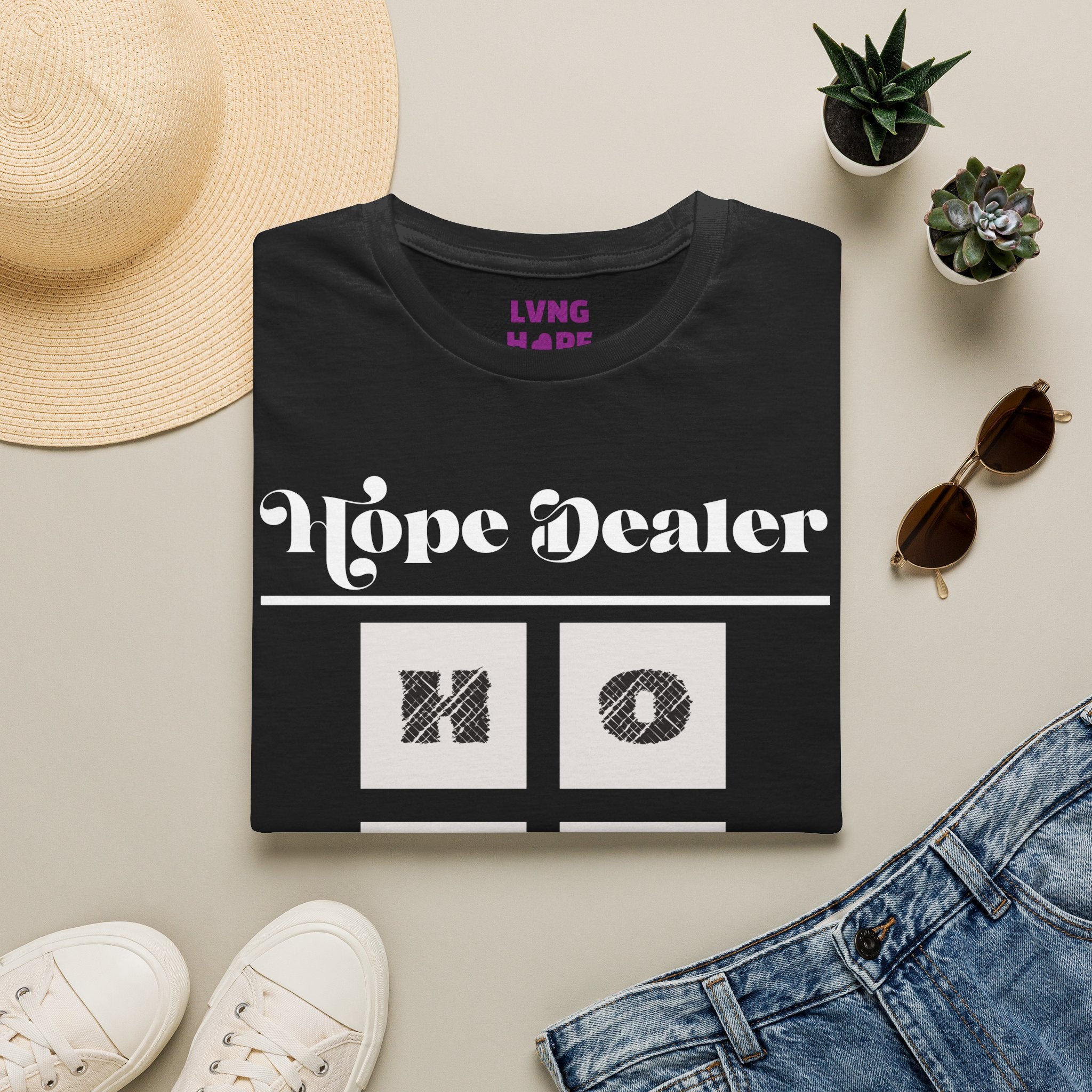 Hope Dealer Graphic Tee — Unisex "HOPE" Inspirational Faith T-Shirt