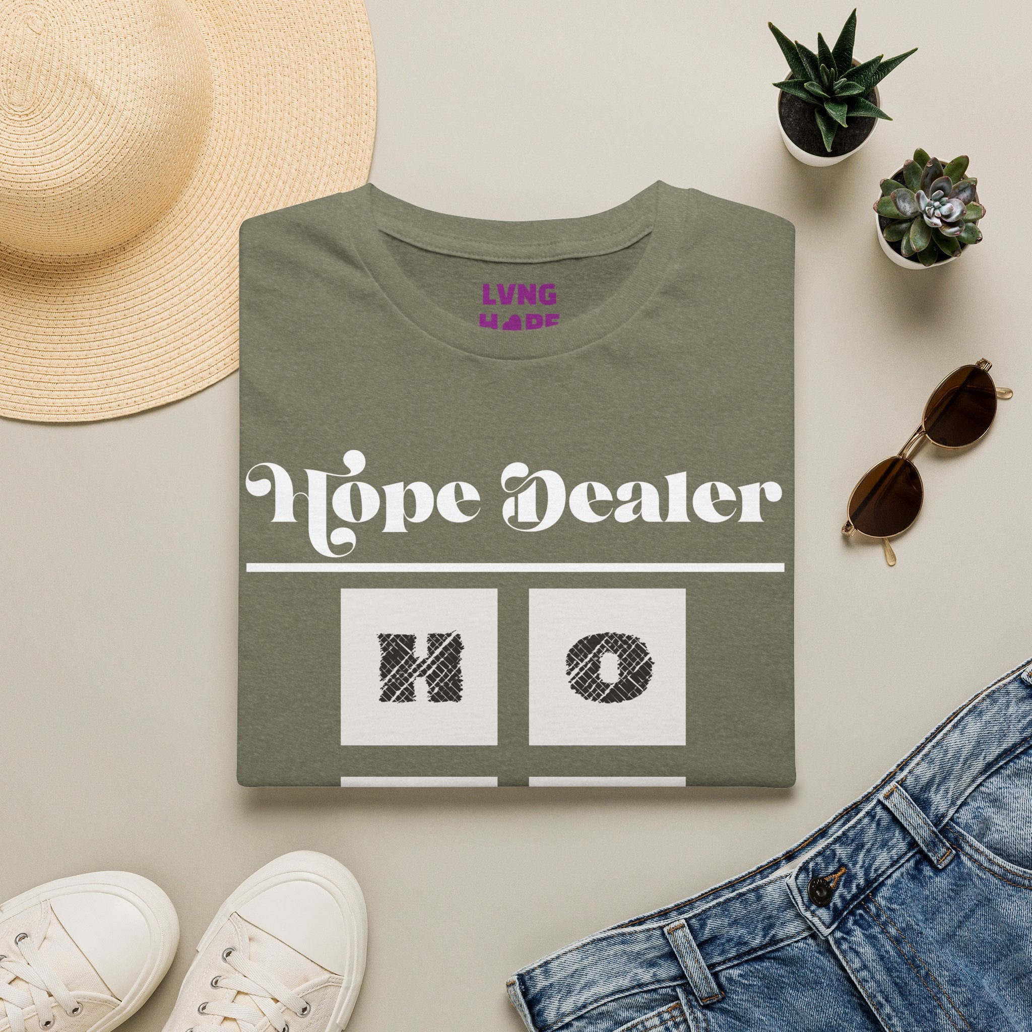 Hope Dealer Graphic Tee — Unisex "HOPE" Inspirational Faith T-Shirt