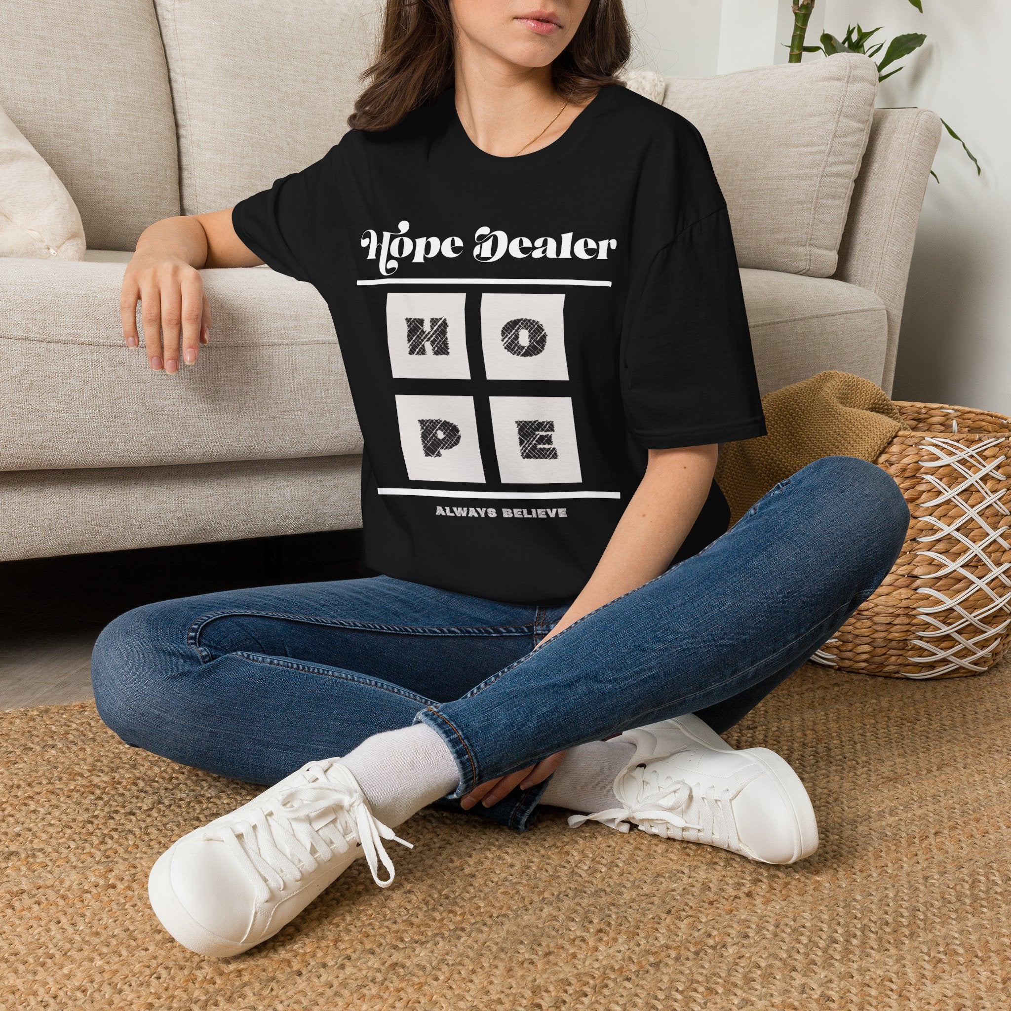 Hope Dealer Graphic Tee — Unisex "HOPE" Inspirational Faith T-Shirt