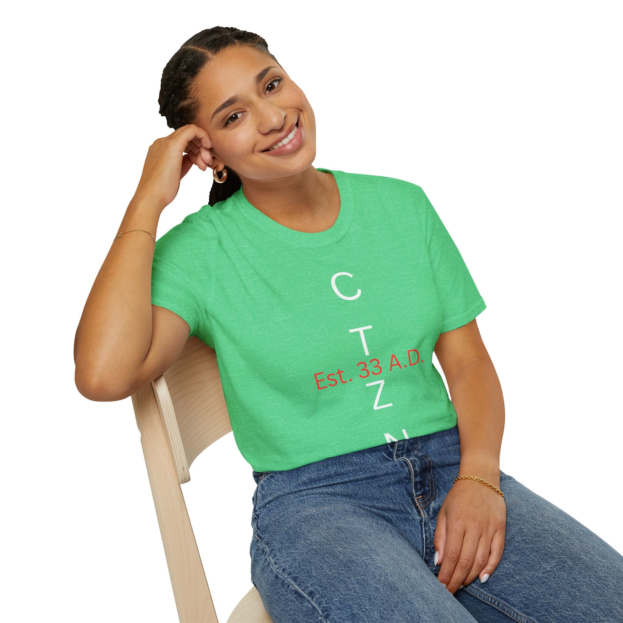 CTZN T-Shirt — CTZN Vertical Logo “Est. 33 A.D.” Graphic Tee