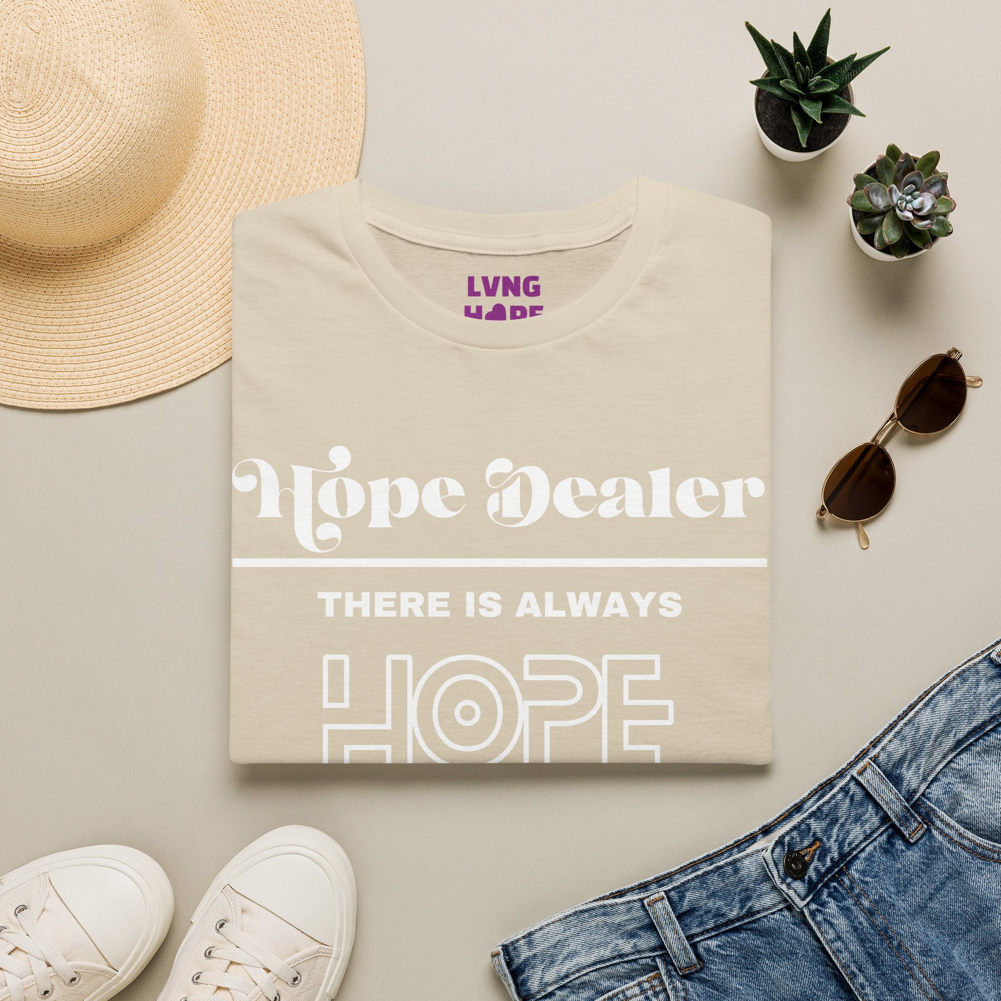 Hope Dealer T-Shirt — Unisex “There Is Always Hope” Inspirational Graphic T-Shirt
