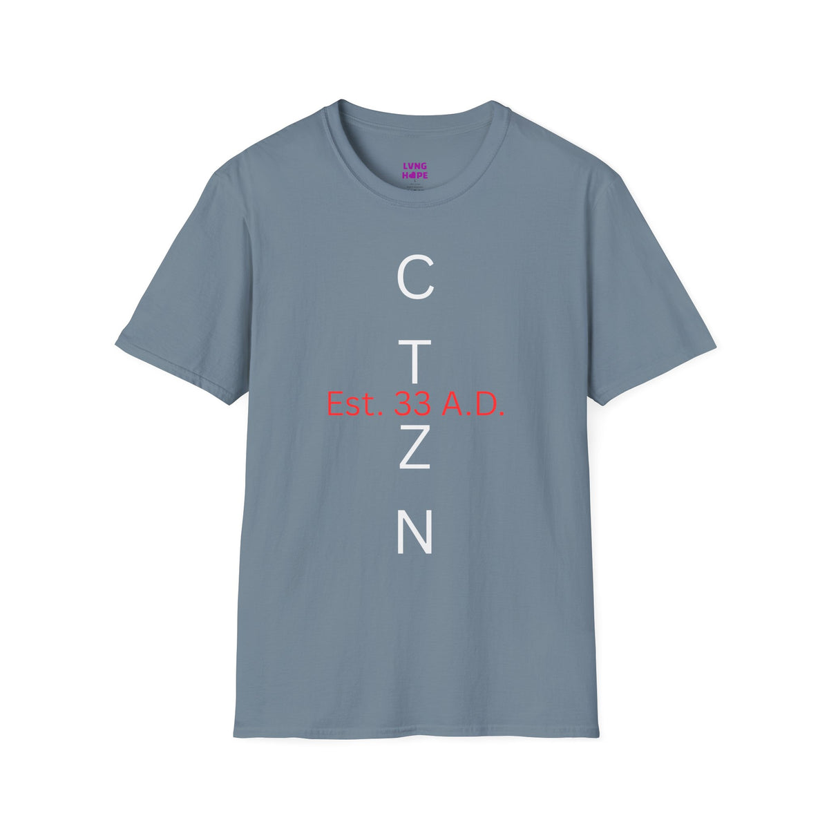 CTZN T-Shirt — CTZN Vertical Logo “Est. 33 A.D.” Graphic Tee