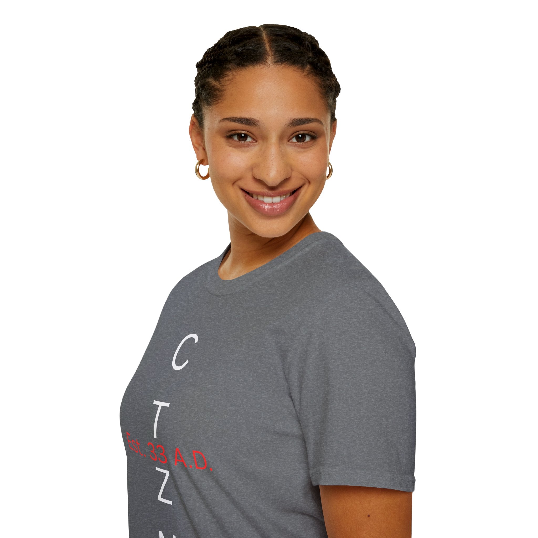 CTZN T-Shirt — CTZN Vertical Logo “Est. 33 A.D.” Graphic Tee