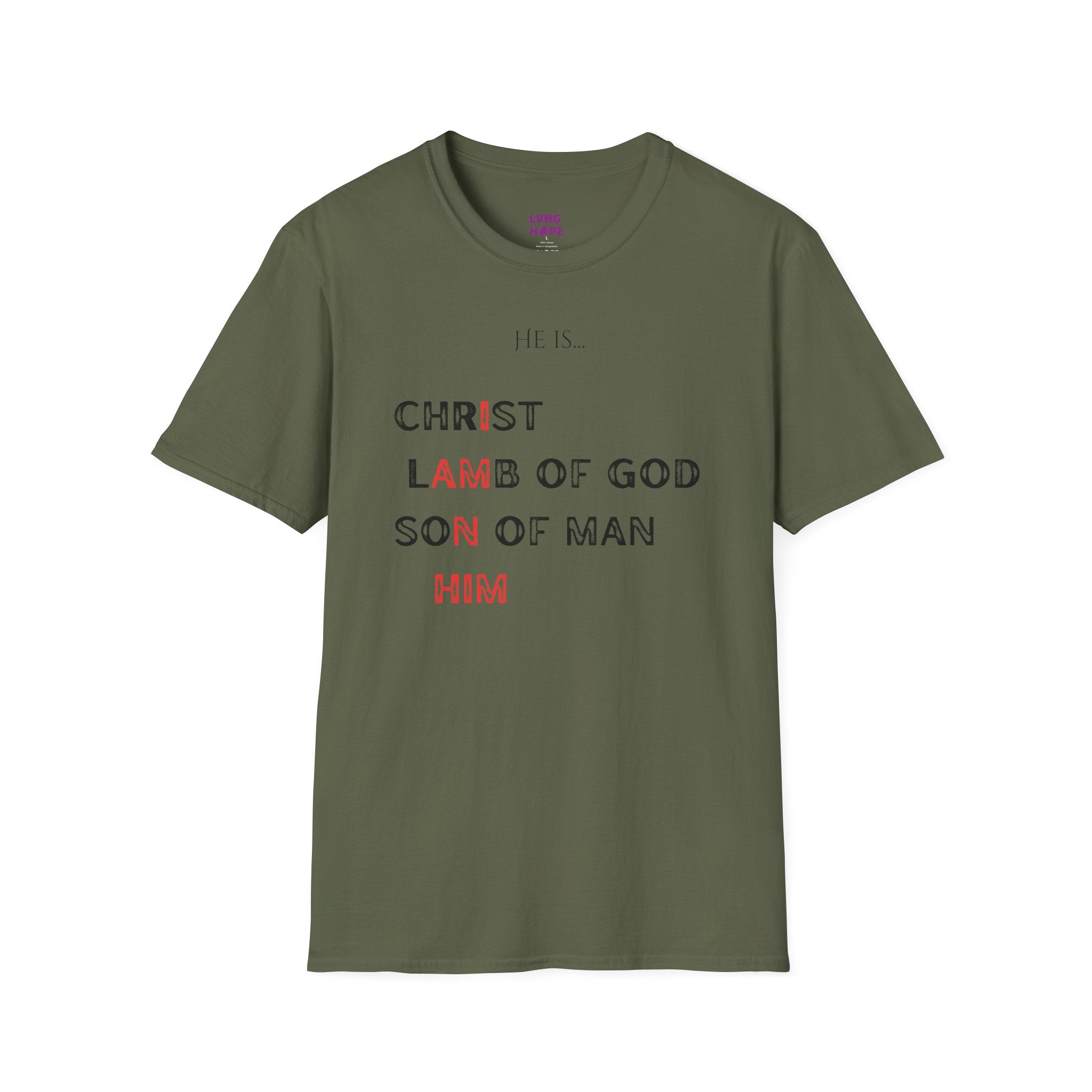 Christian Graphic T‑Shirt — Unisex "He Is... "