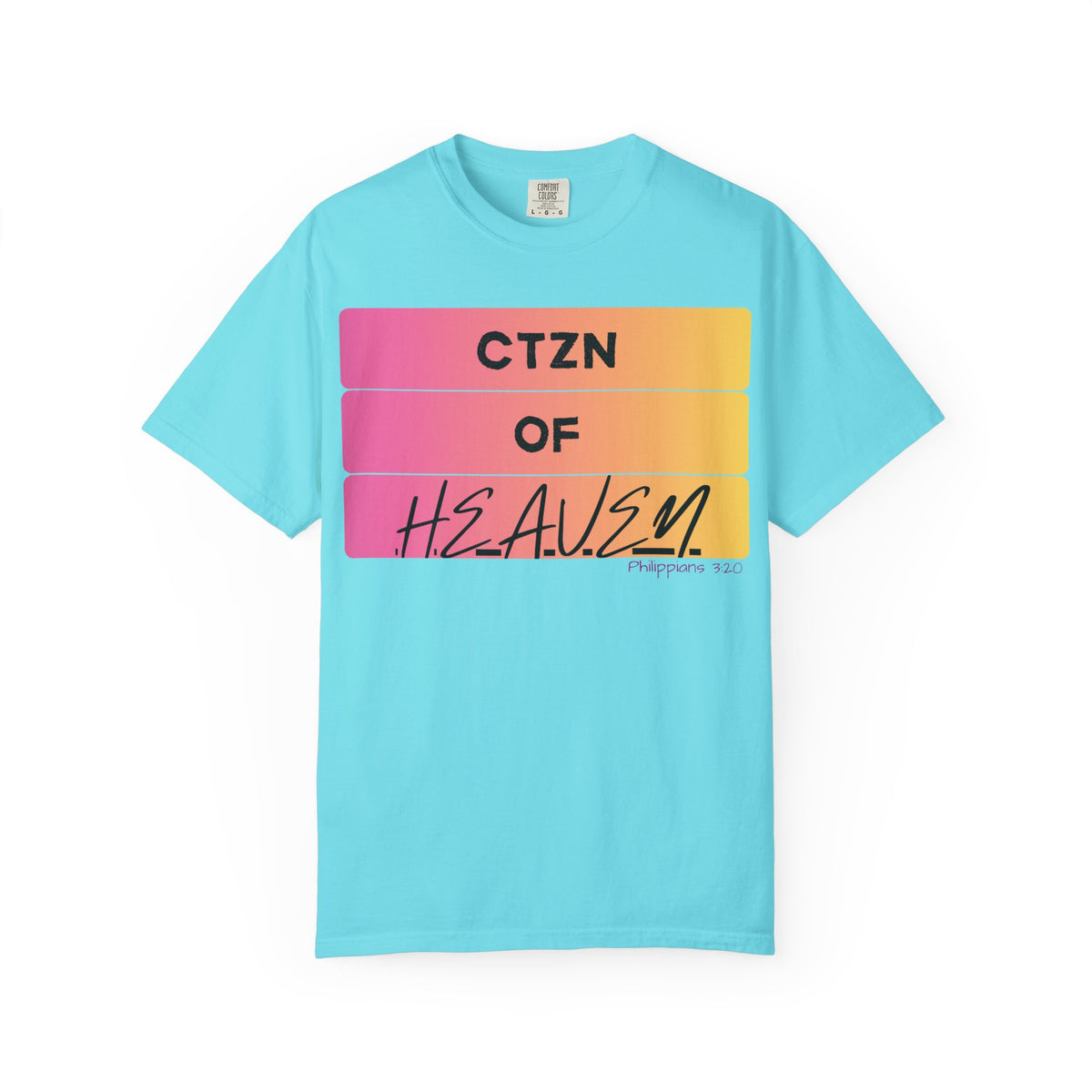 CTZN of Heaven Graphic T-Shirt — Sunset Gradient Faith Tee