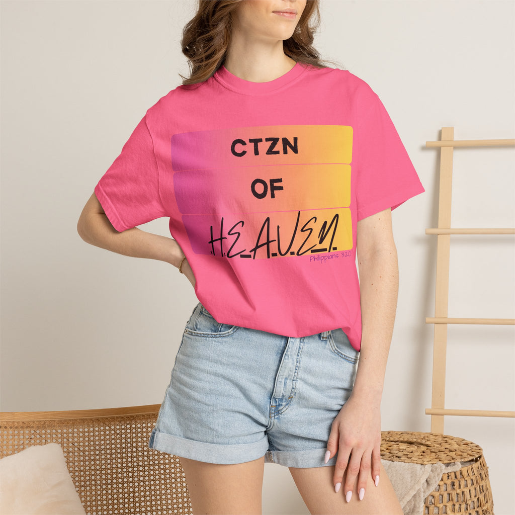 CTZN of Heaven Graphic T-Shirt — Sunset Gradient Faith Tee