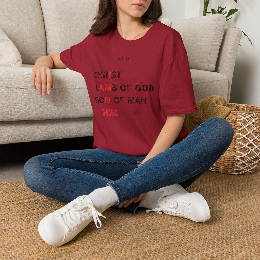 Christian Graphic T‑Shirt — Unisex "He Is... "