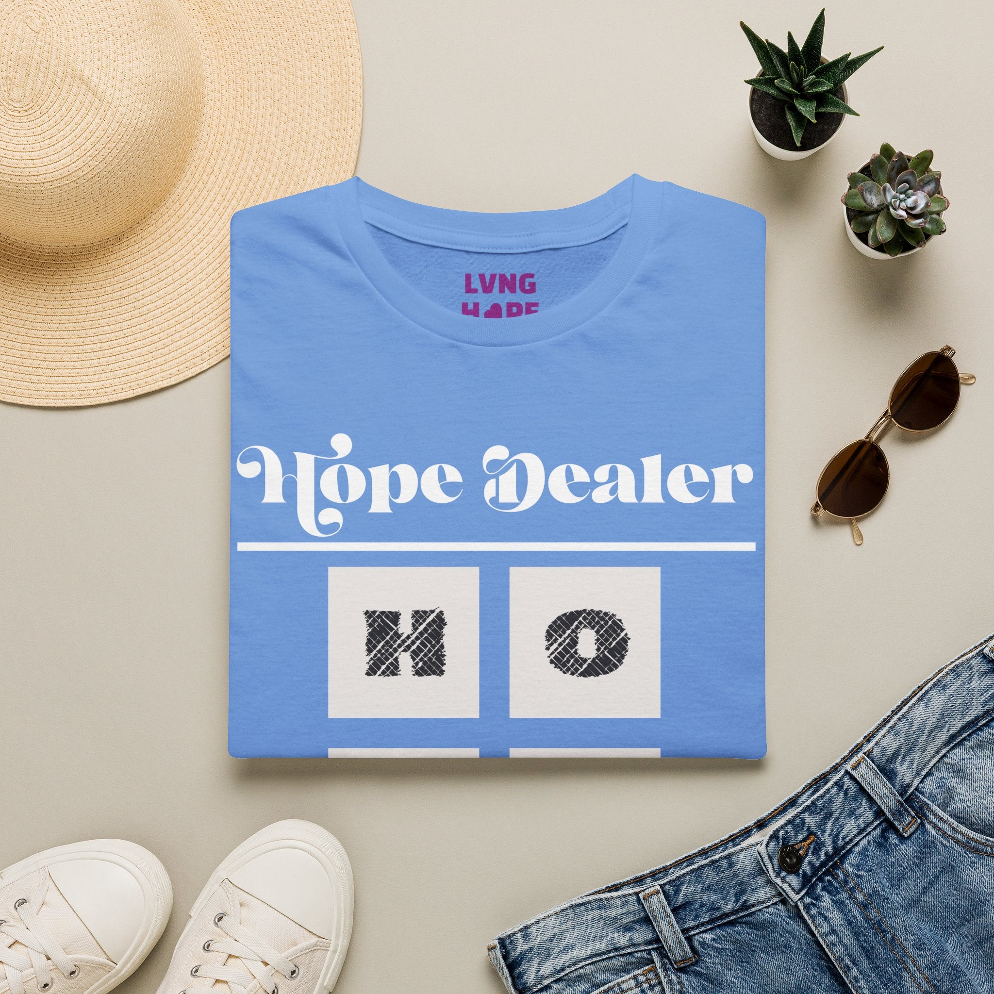 Hope Dealer Graphic Tee — Unisex "HOPE" Inspirational Faith T-Shirt