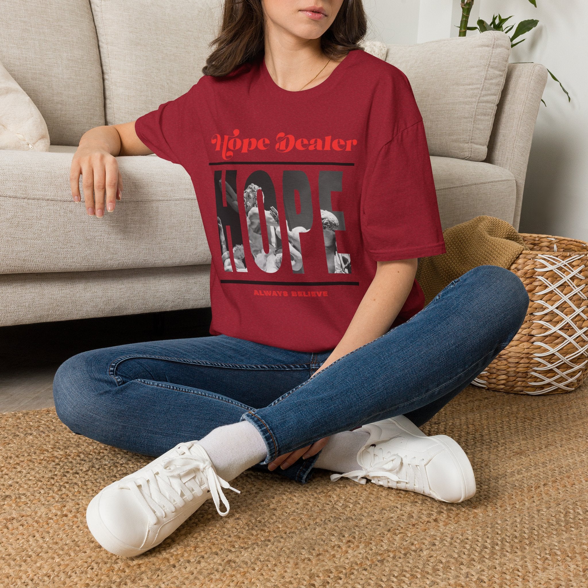 Hope Dealer T-Shirt — Unisex 'Hope' Graphic Tee with Retro Script
