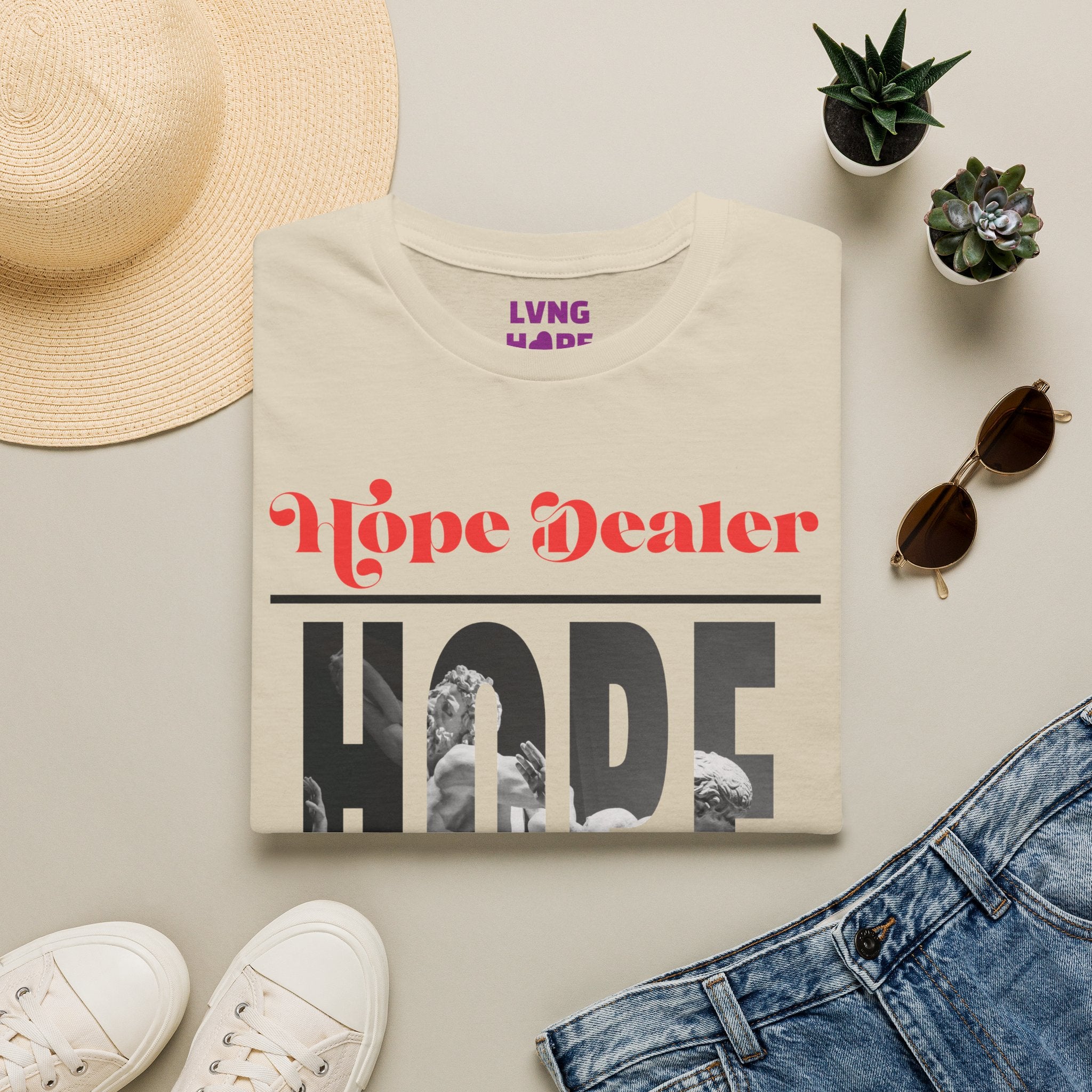 Hope Dealer T-Shirt — Unisex 'Hope' Graphic Tee with Retro Script