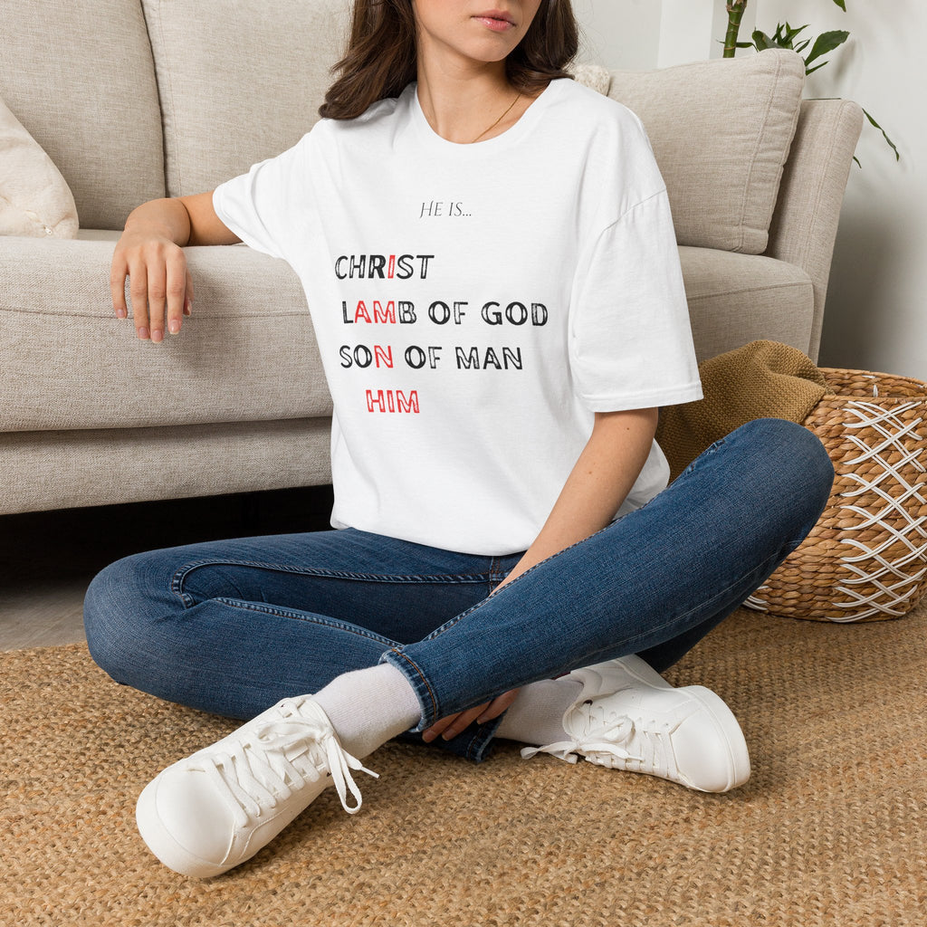 Christian Graphic T‑Shirt — Unisex "He Is... "