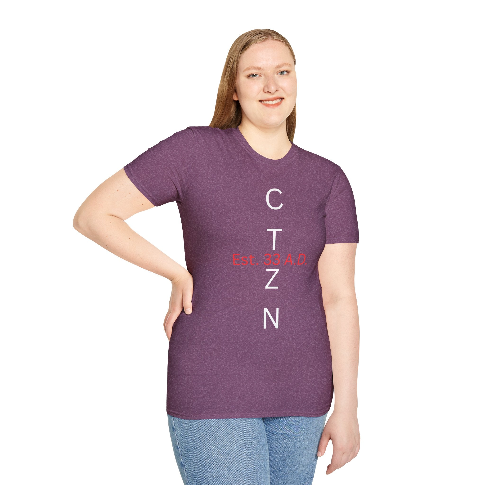 CTZN T-Shirt — CTZN Vertical Logo “Est. 33 A.D.” Graphic Tee