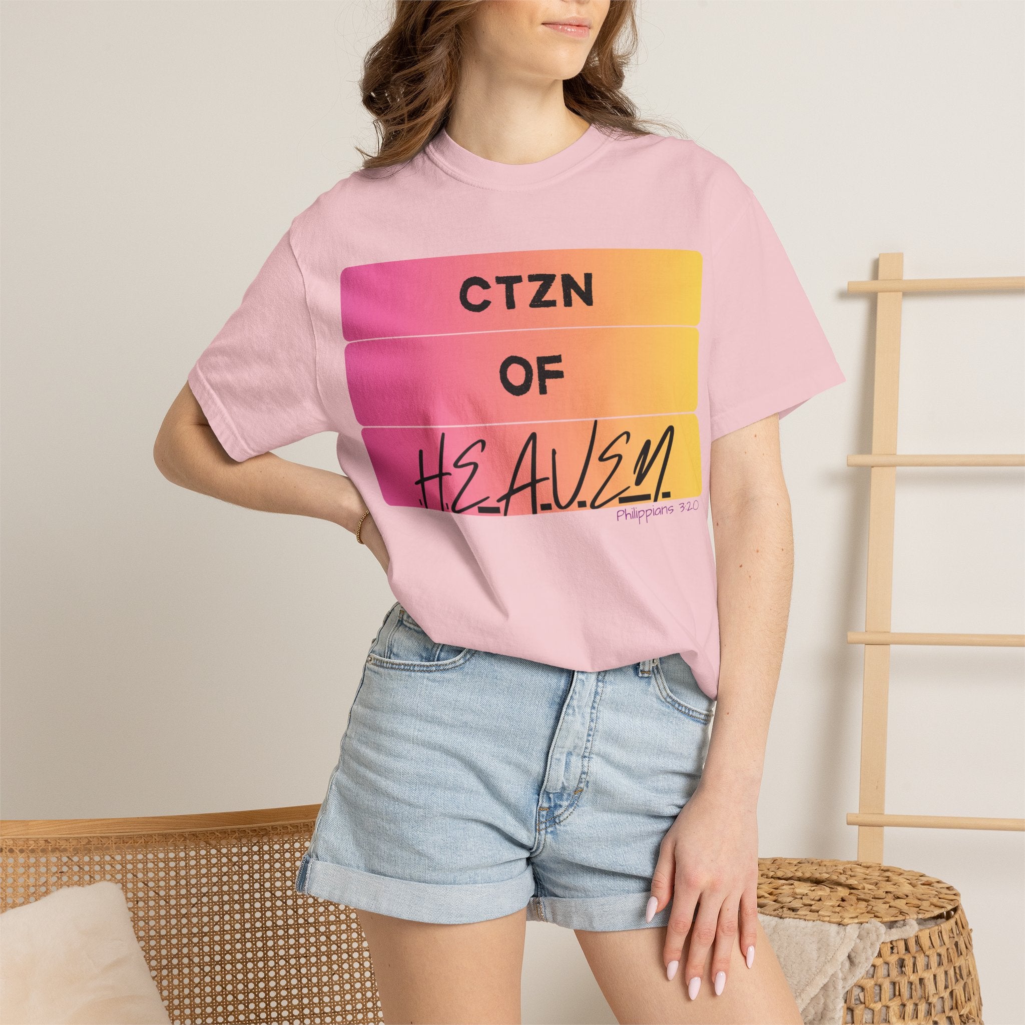 CTZN of Heaven Graphic T-Shirt — Sunset Gradient Faith Tee