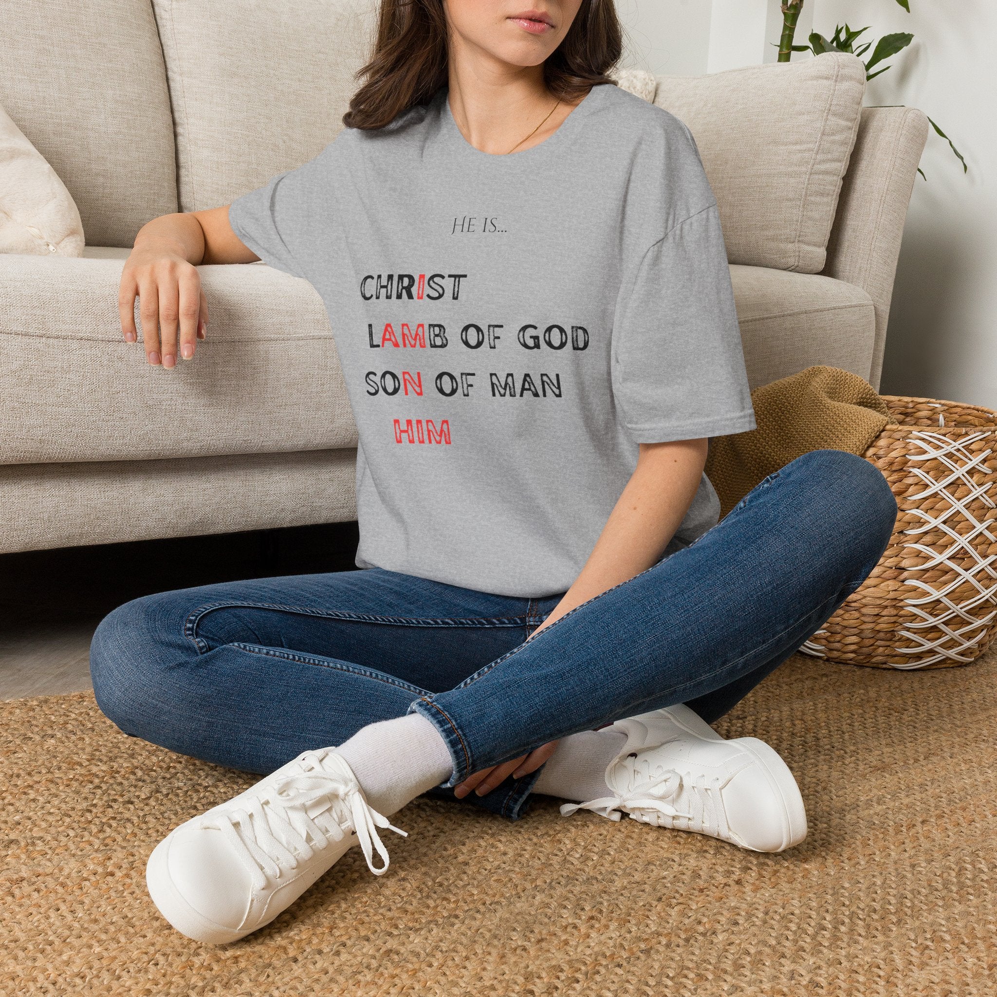 Christian Graphic T‑Shirt — Unisex "He Is... "
