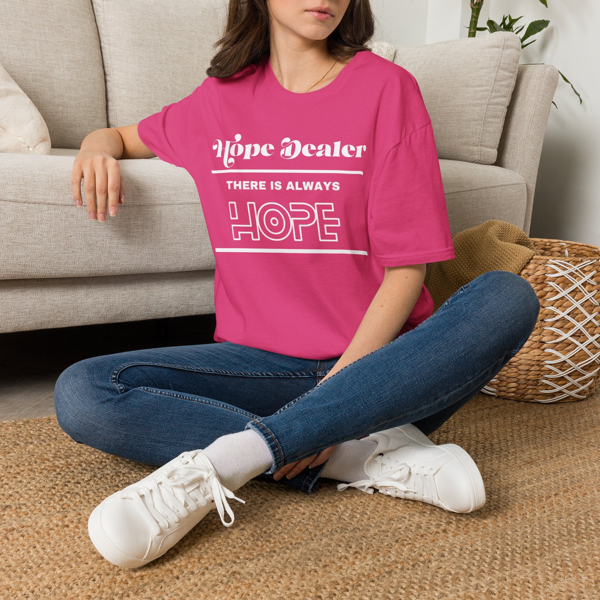 Hope Dealer T-Shirt — Unisex “There Is Always Hope” Inspirational Graphic T-Shirt
