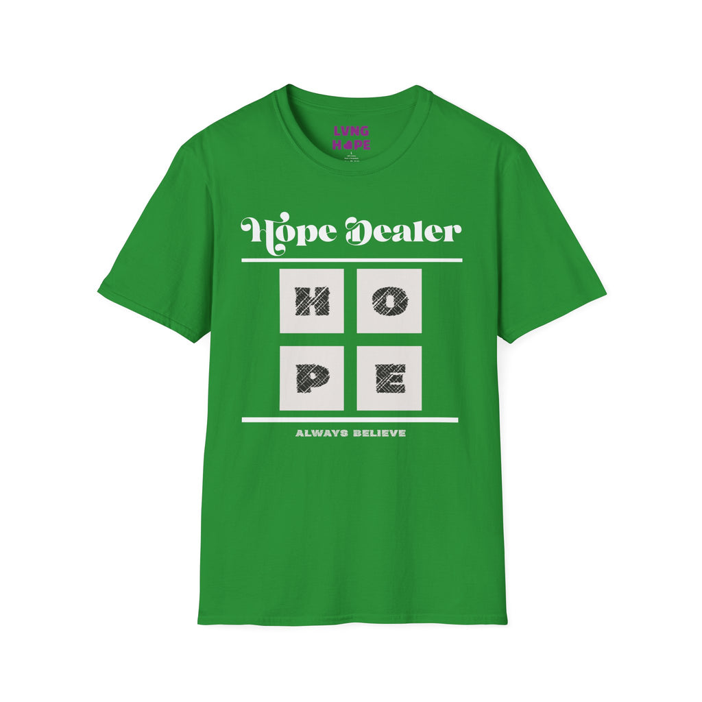 Hope Dealer Graphic Tee — Unisex "HOPE" Inspirational Faith T-Shirt