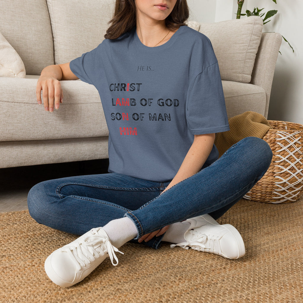 Christian Graphic T‑Shirt — Unisex "He Is... "