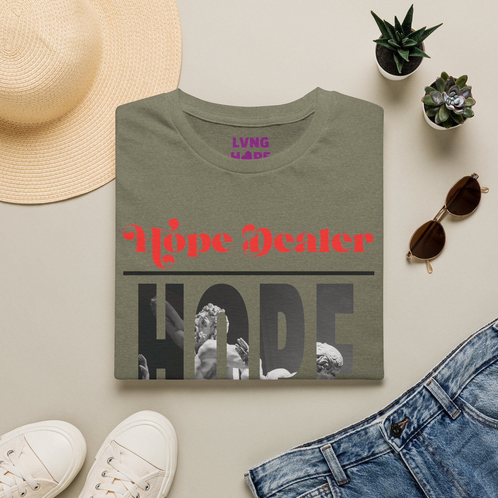 Hope Dealer T-Shirt — Unisex 'Hope' Graphic Tee with Retro Script