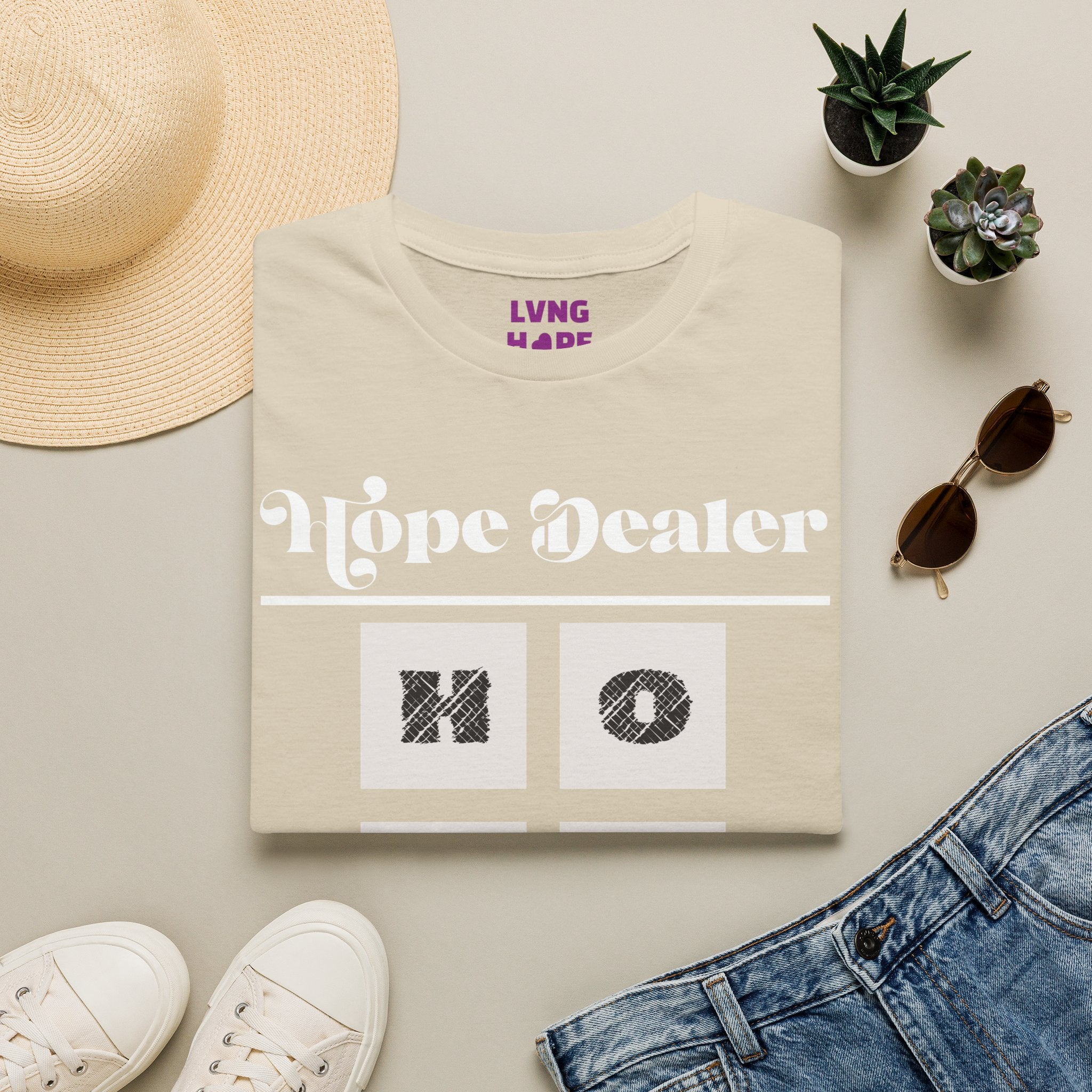 Hope Dealer Graphic Tee — Unisex "HOPE" Inspirational Faith T-Shirt