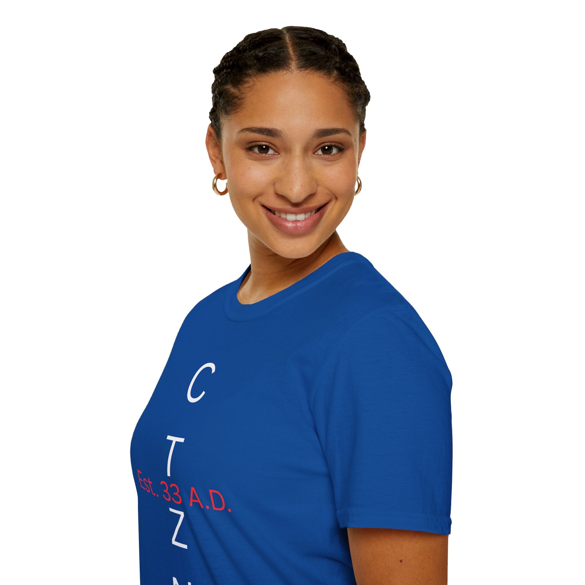 CTZN T-Shirt — CTZN Vertical Logo “Est. 33 A.D.” Graphic Tee