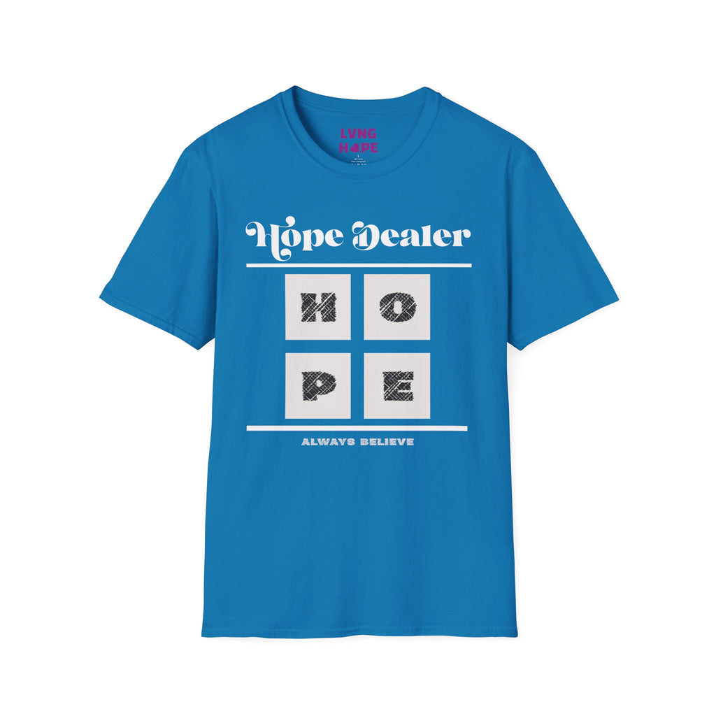 Hope Dealer Graphic Tee — Unisex "HOPE" Inspirational Faith T-Shirt