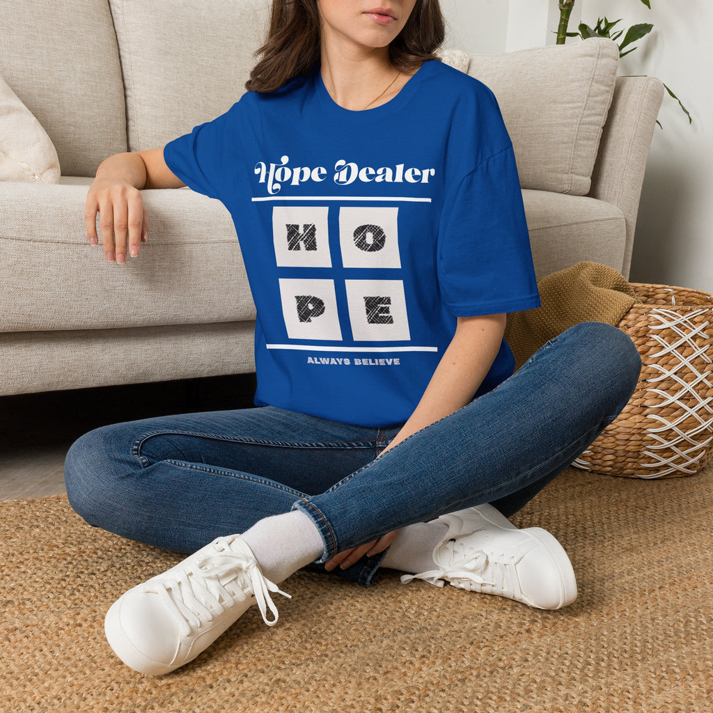 Hope Dealer Graphic Tee — Unisex "HOPE" Inspirational Faith T-Shirt