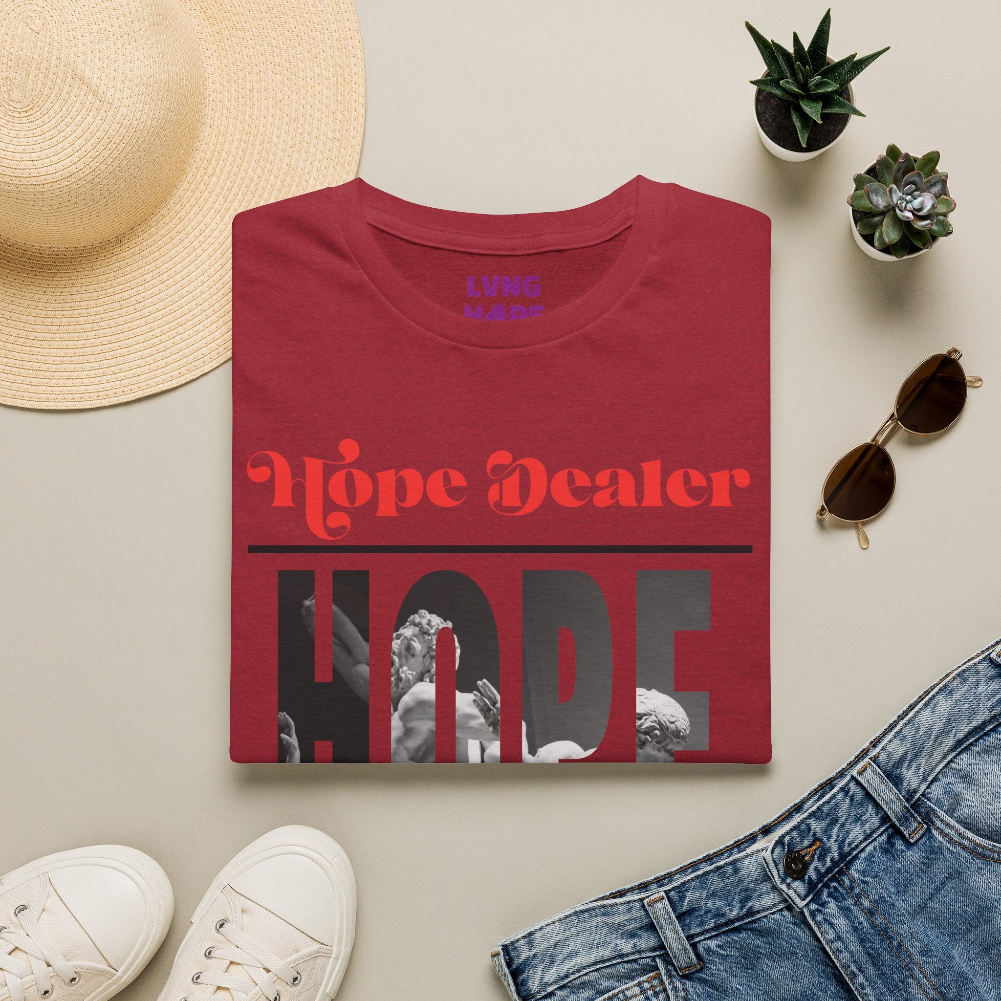 Hope Dealer T-Shirt — Unisex 'Hope' Graphic Tee with Retro Script