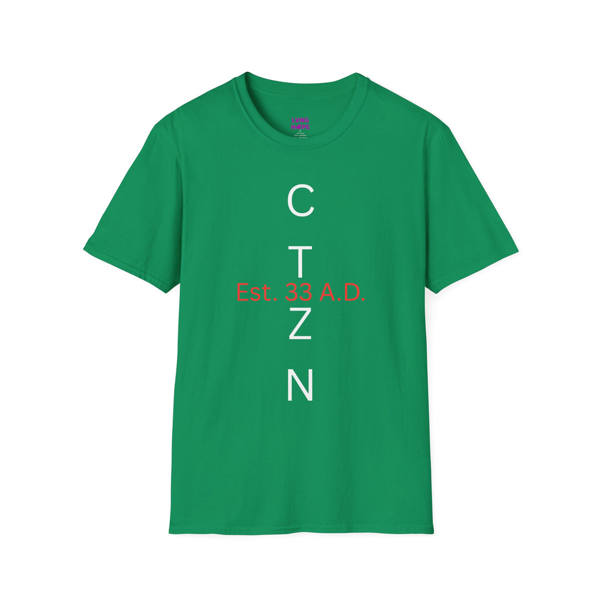 CTZN T-Shirt — CTZN Vertical Logo “Est. 33 A.D.” Graphic Tee