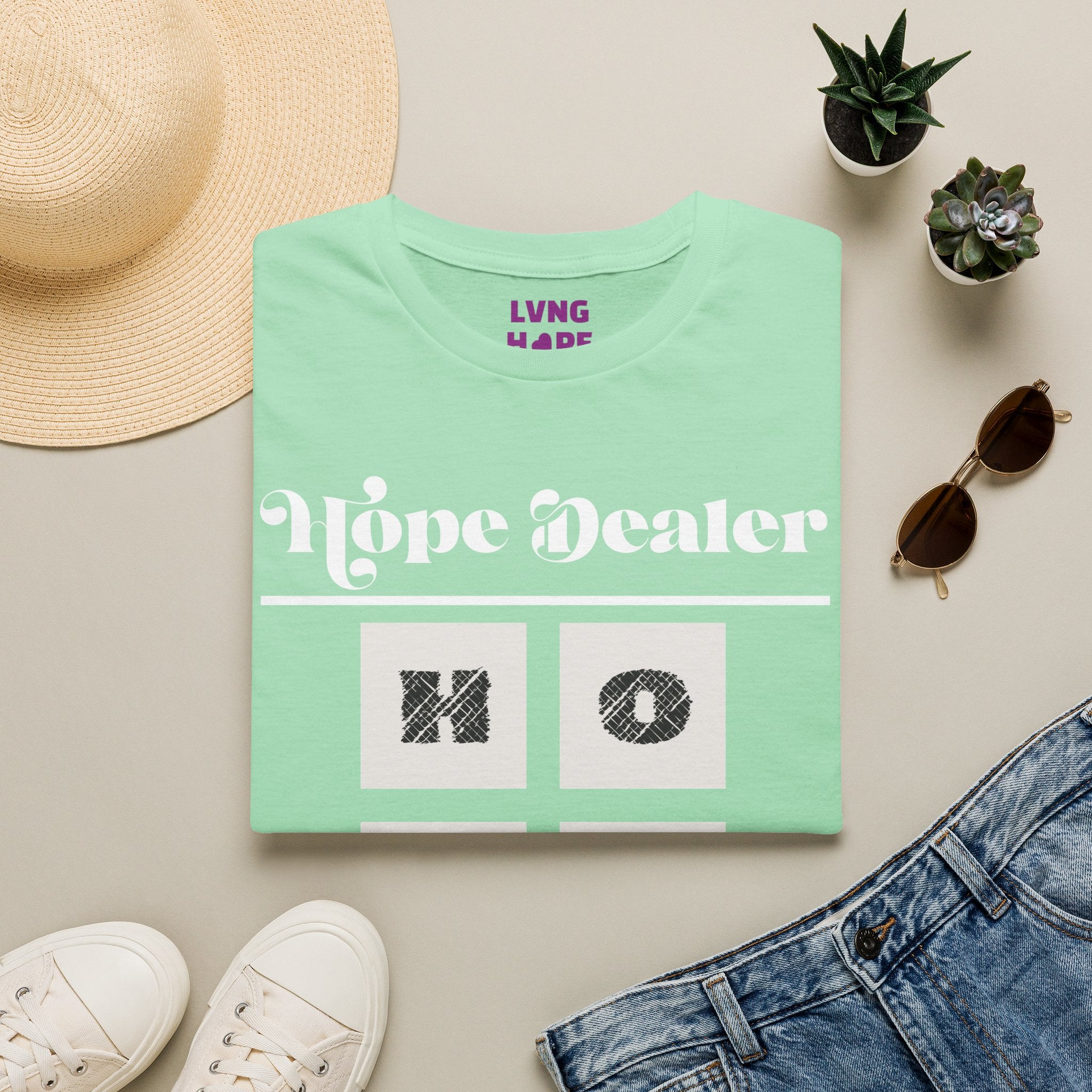 Hope Dealer Graphic Tee — Unisex "HOPE" Inspirational Faith T-Shirt