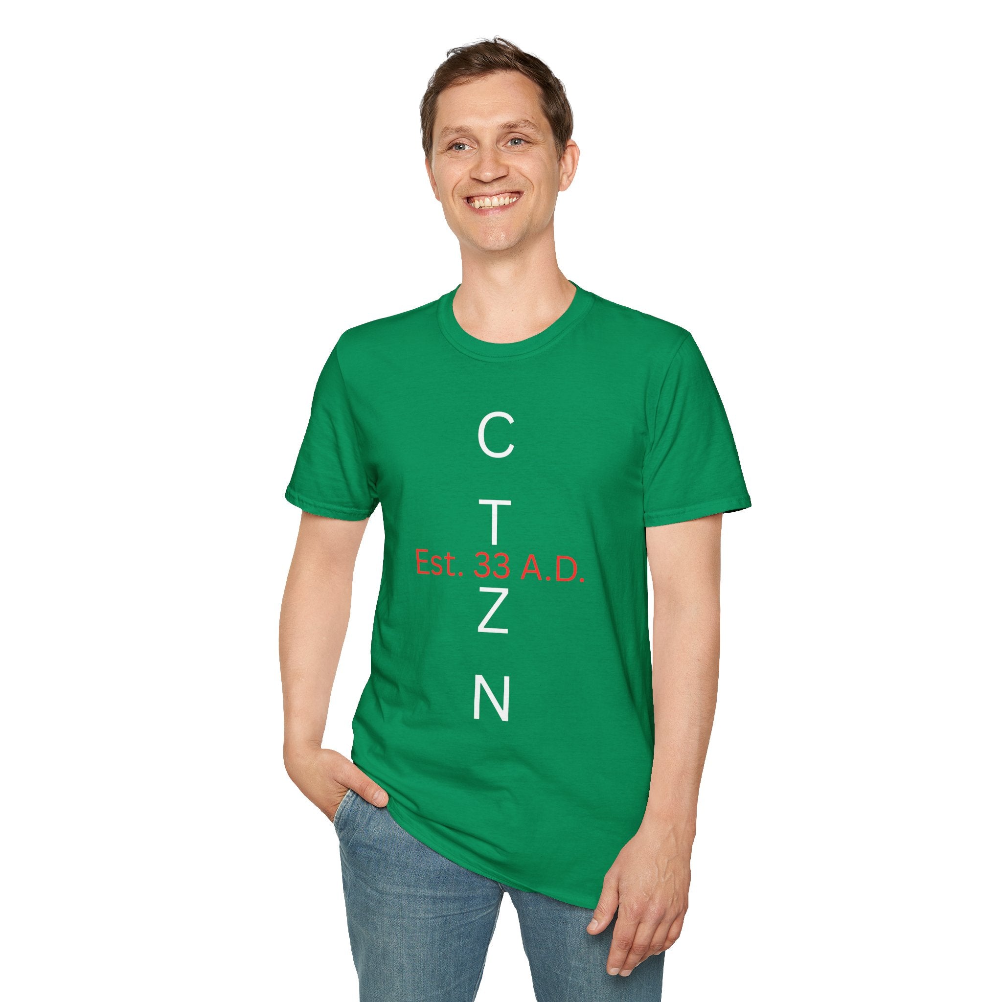 CTZN T-Shirt — CTZN Vertical Logo “Est. 33 A.D.” Graphic Tee