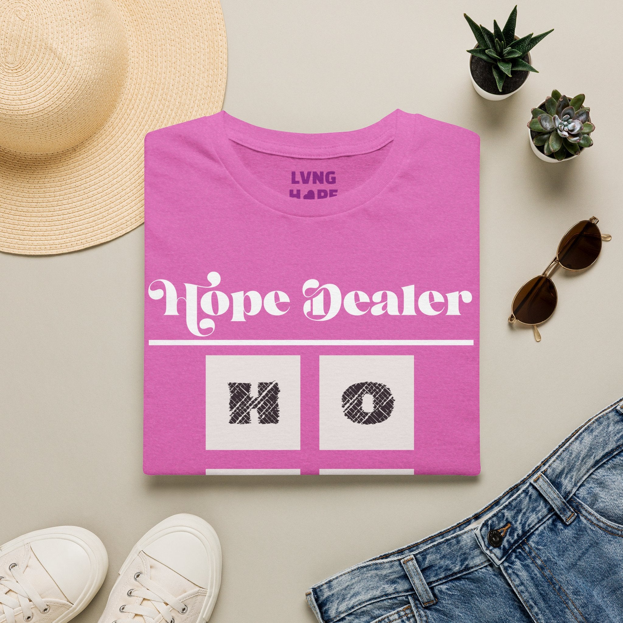 Hope Dealer Graphic Tee — Unisex "HOPE" Inspirational Faith T-Shirt